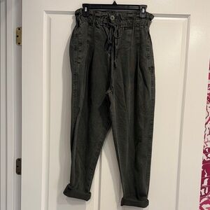 Free People Dark Olive Pants